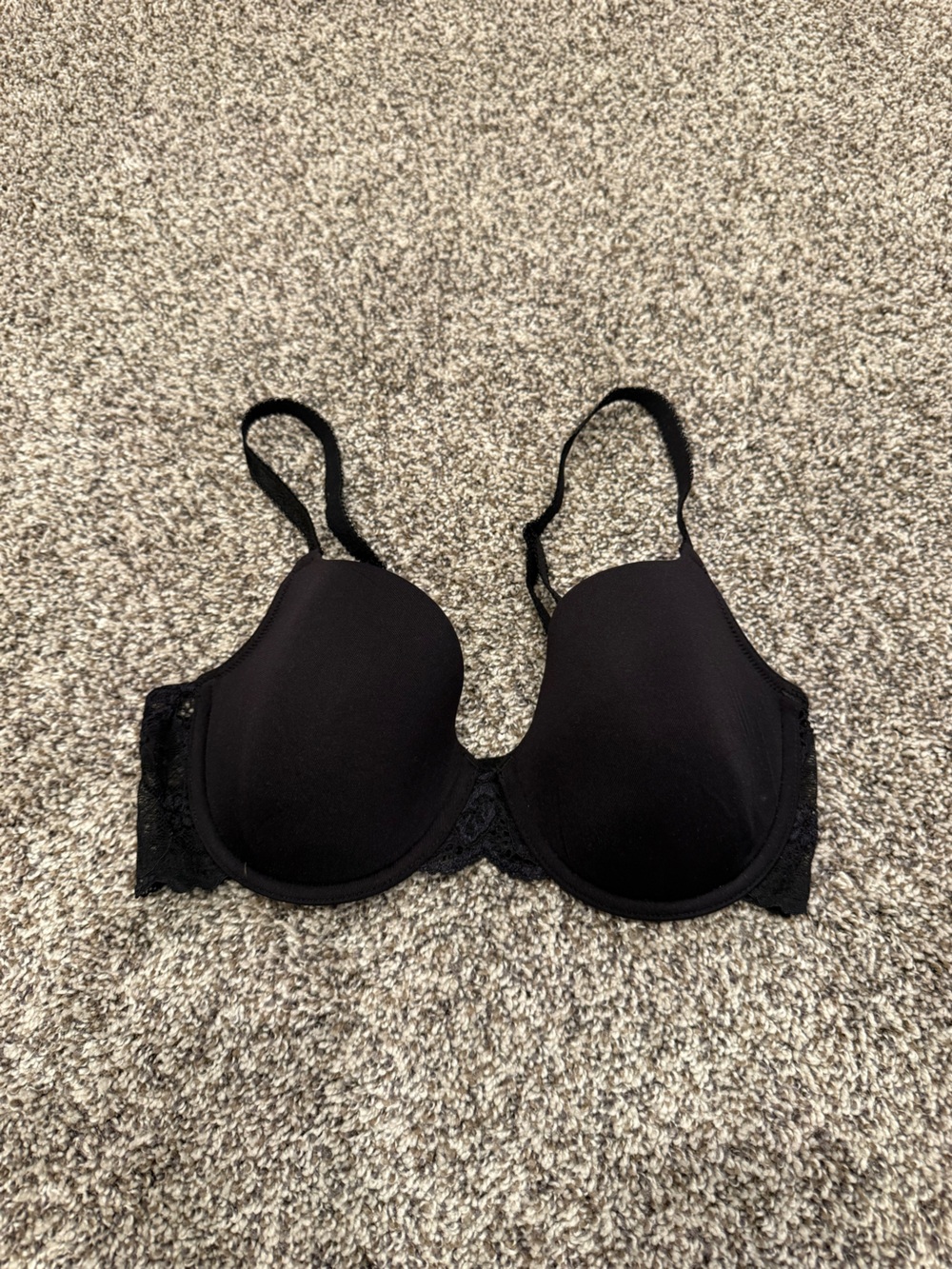Wacoal 85340 Women’s Black Lace Underwire Bra Padded Molded Cups Size 32D NWOT